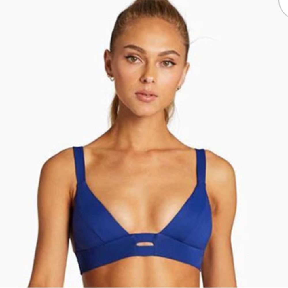 NWT Vitamin A Neutra Bralette Top in Deep Purple. MSRP $110 Size XL/12.